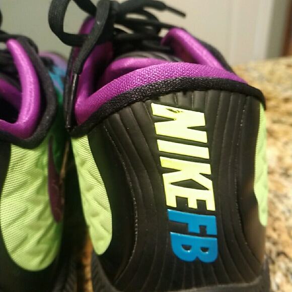 Nike Field General 2 Black Vivid Purple Neon Volt Blue Lagoon 749310-057 Sz 9.5 main image 7